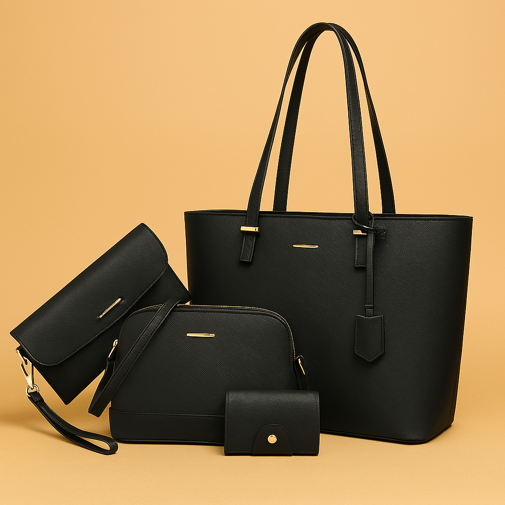 Ashby | Ensemble de Sacs à Main et à Bandoulière en Cuir Polyvalent de 3 Pièces