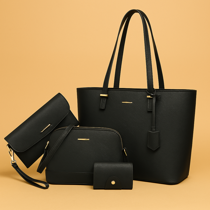 Ashby | Ensemble de Sacs à Main et à Bandoulière en Cuir Polyvalent de 3 Pièces