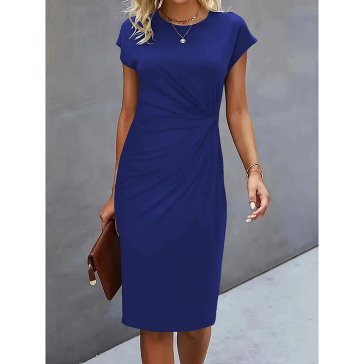 Anouk - Robe midi formelle à manches courtes pour femmes
