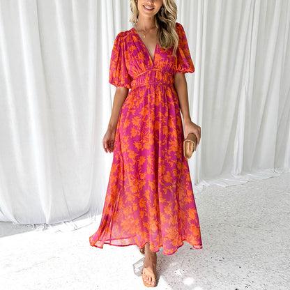 Robe Maxi Printemps Syrene