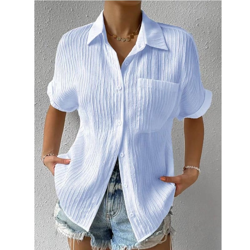 BLOUSE CLASSIQUE À COL ZAHINA