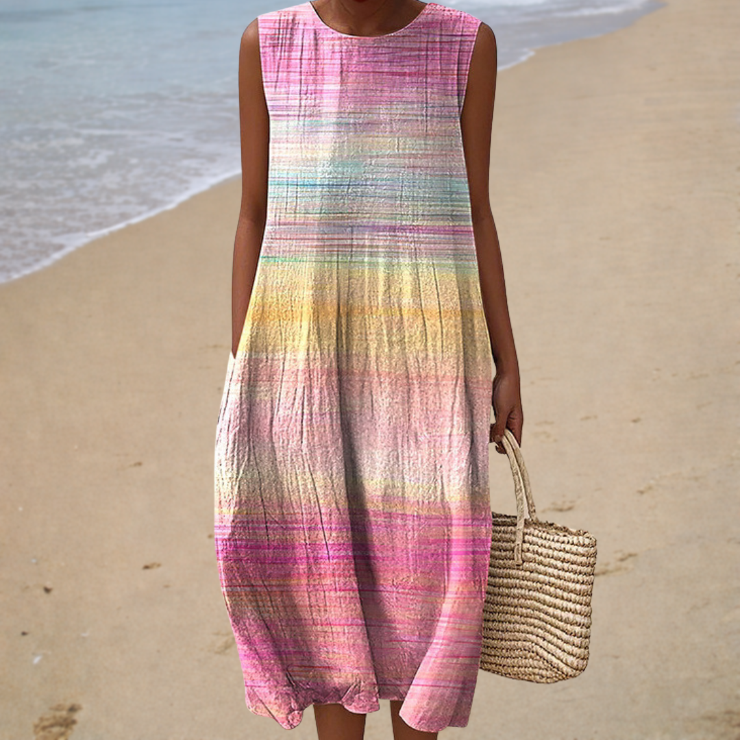 Élodie | Robe Midi Fluide