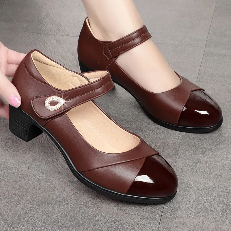 Serenella - Chaussure en cuir souple et élégante