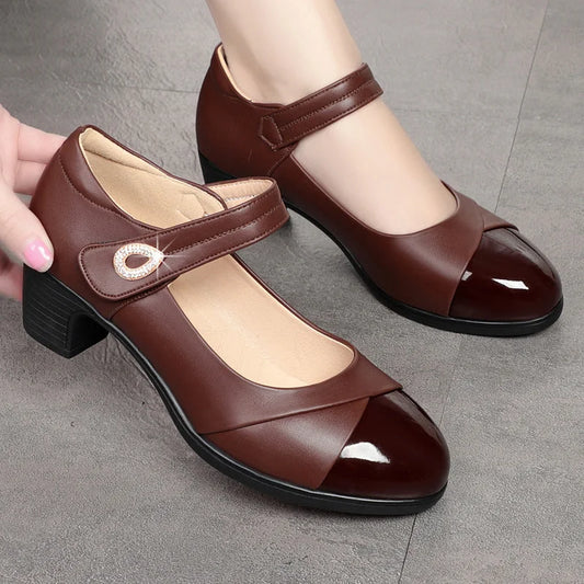 Serenella - Chaussure en cuir souple et élégante