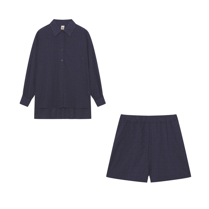 Elizabeth - Ensemble Chemise et Shorts Aérés