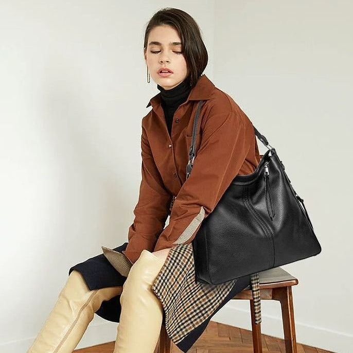 Cécile - Sac à Bandoulière en Cuir Élégant