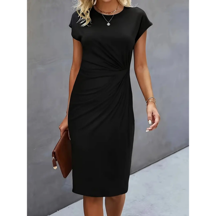 Anouk - Robe midi formelle à manches courtes pour femmes