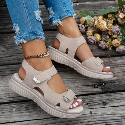 Alia™ | Sandales à talon compensé confortables avec bride de cheville