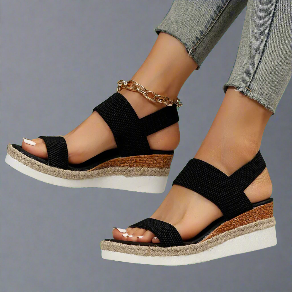 Brunella - Sandales Tressées et Confortables