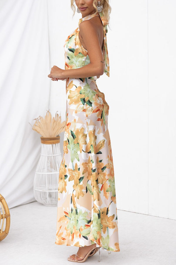 Cassidy | Robe Maxi Florale Élégante