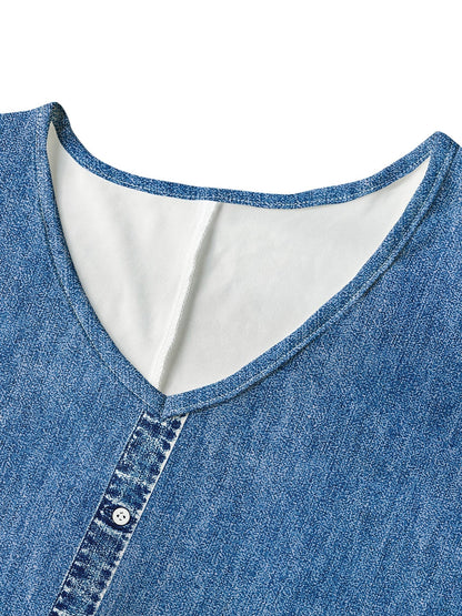 Helen | Élégante Robe Rétro en Denim