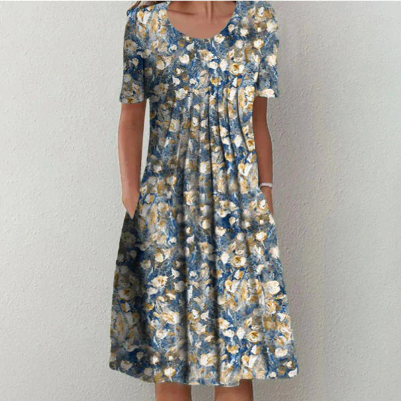 Emma - Robe Élégante en Coton