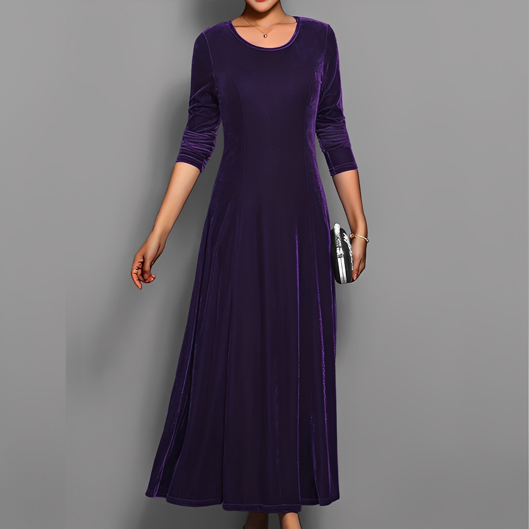 Mathilde - Robe élégante à manches longues pour femmes