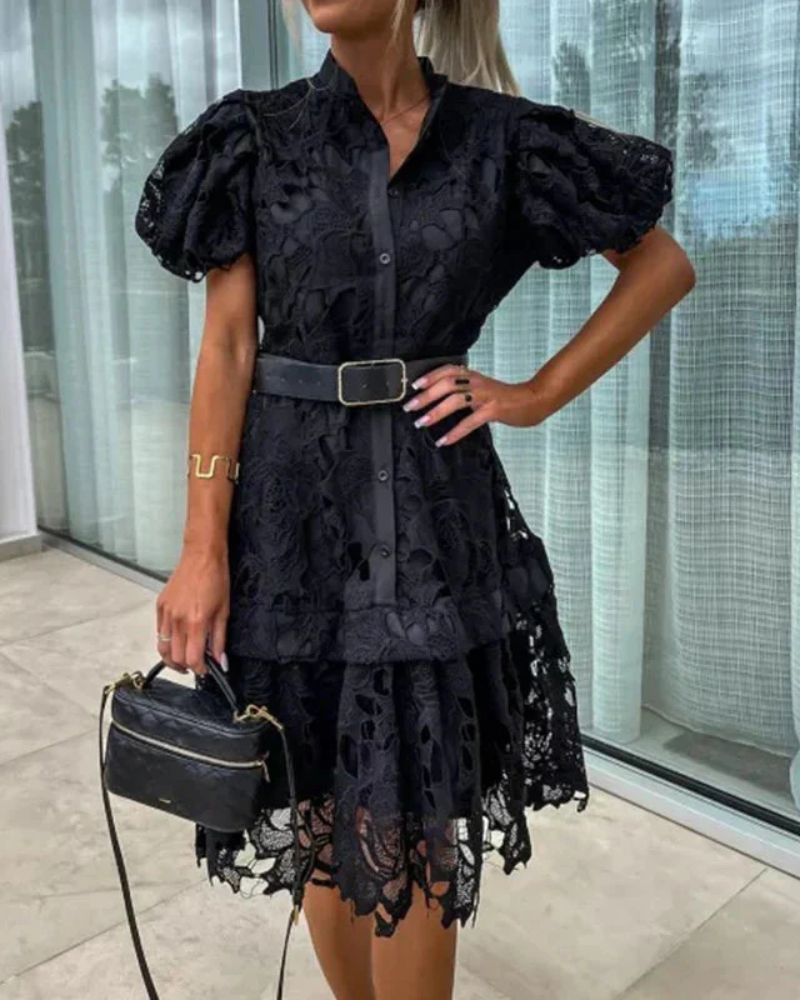 Adelina - Robe en Dentelle Rétro