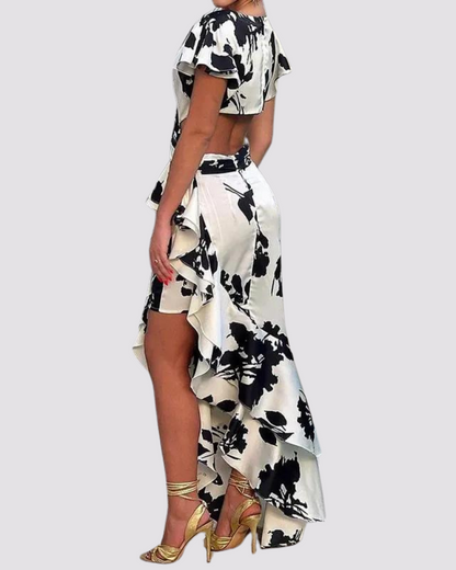 Zinnia - Robe Midi Fleurie