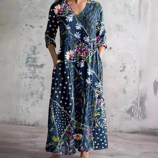 Linda™ | Robe d'Été Fleurie