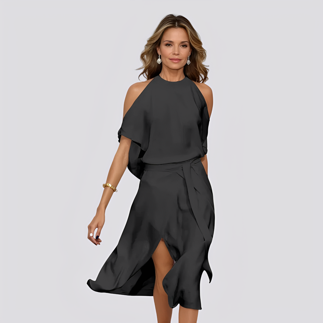 Deborah - Robe longue élégante à épaules dénudées pour femmes