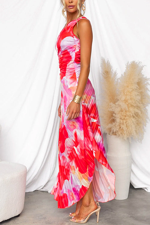 Céleste | Robe de Soirée Tropicale Éclatante