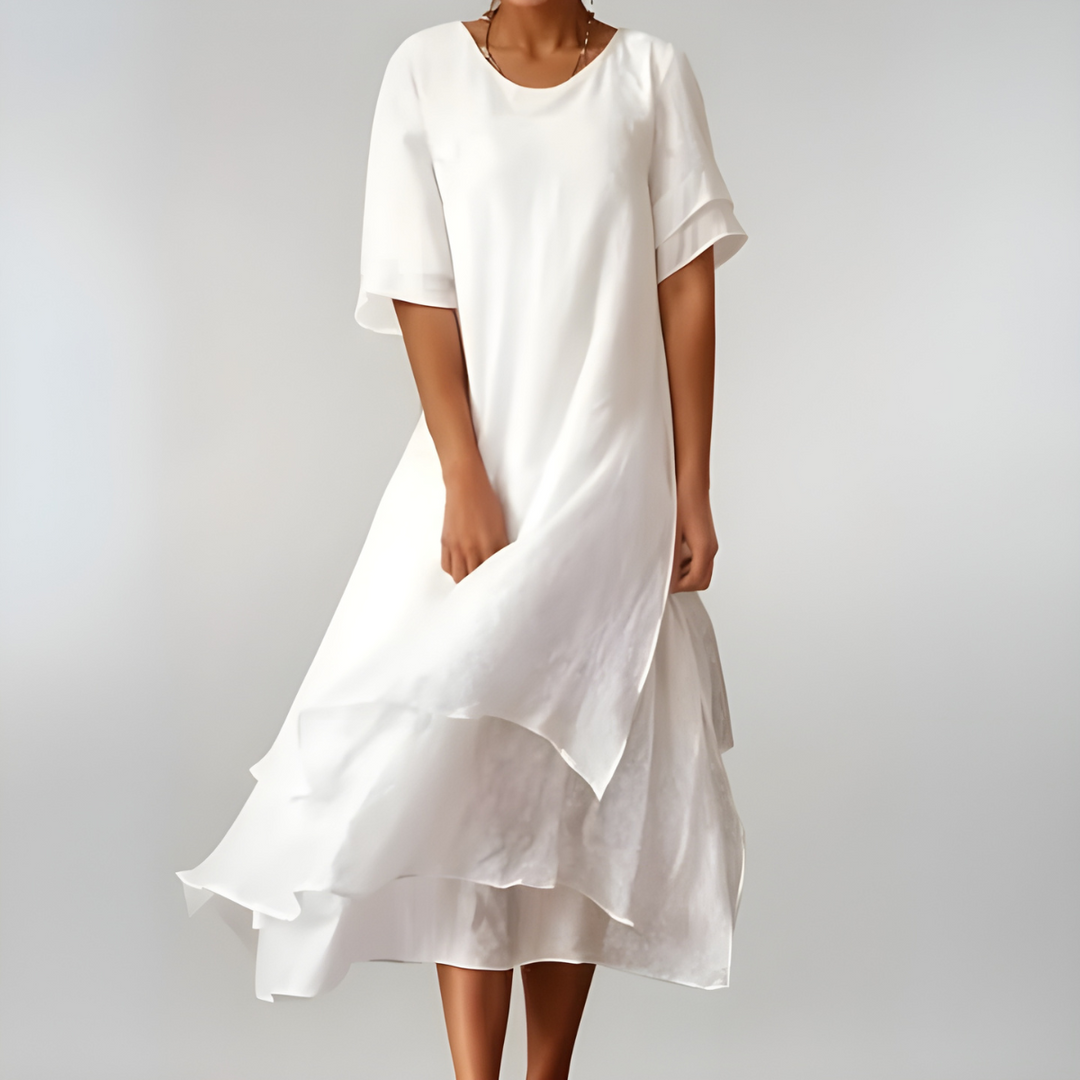 AGNÈS | ROBE LONGUE, LÉGÈRE ET ÉLÉGANTE