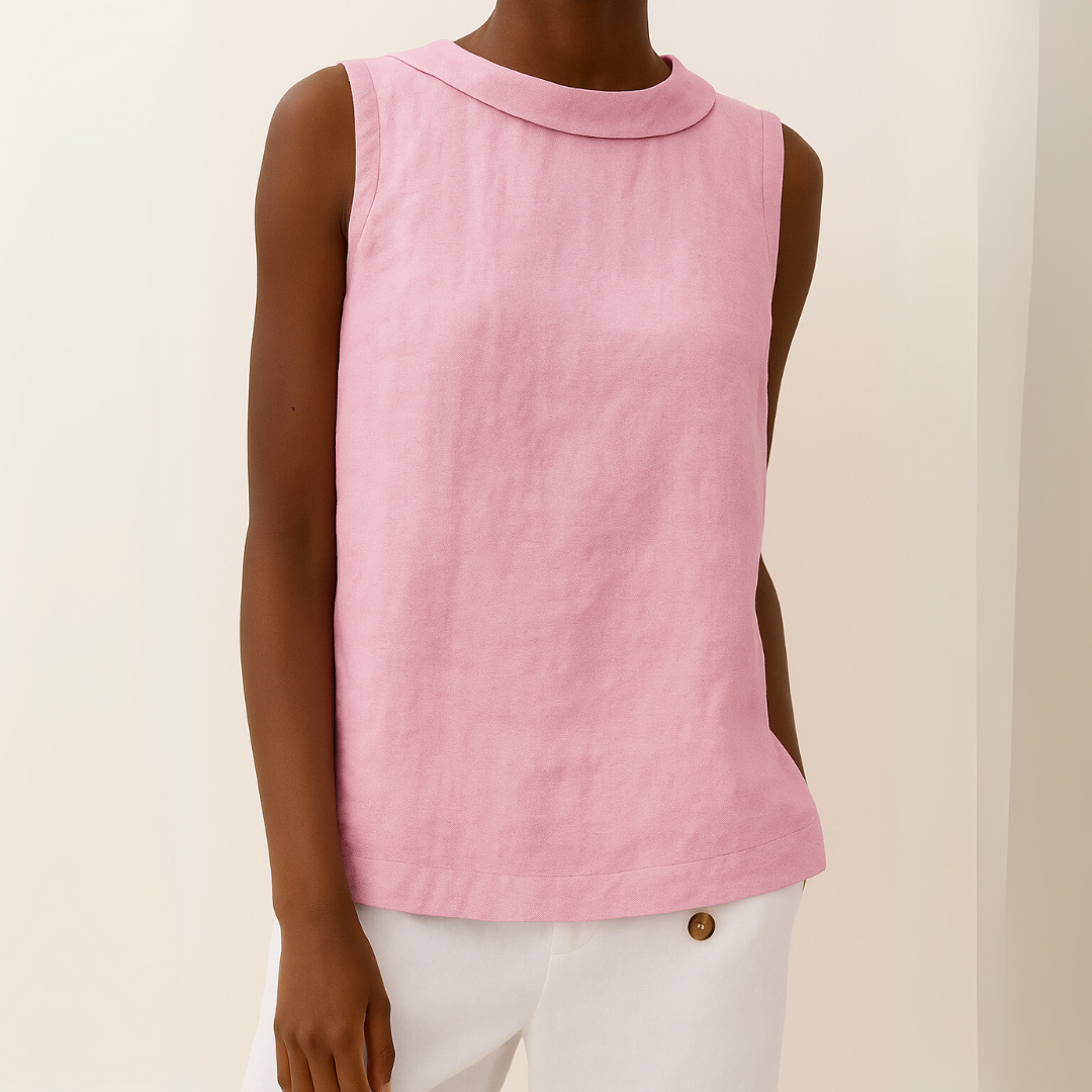 BLOUSE EN LIN SANS MANCHES DAJA