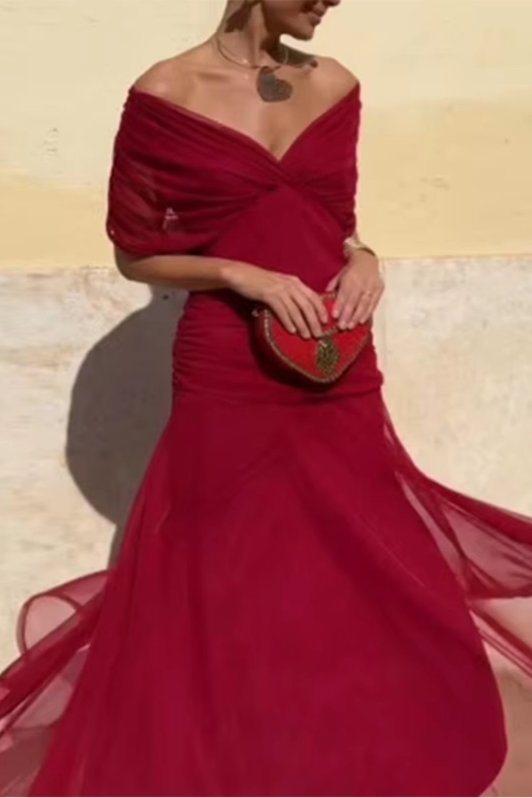ANA | ROBE MAXI PLISSÉE ÉLÉGANTE