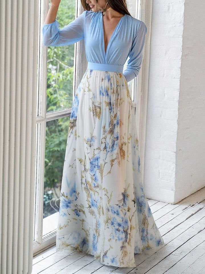 Tess™ - Robe Longue à Imprimé Floral