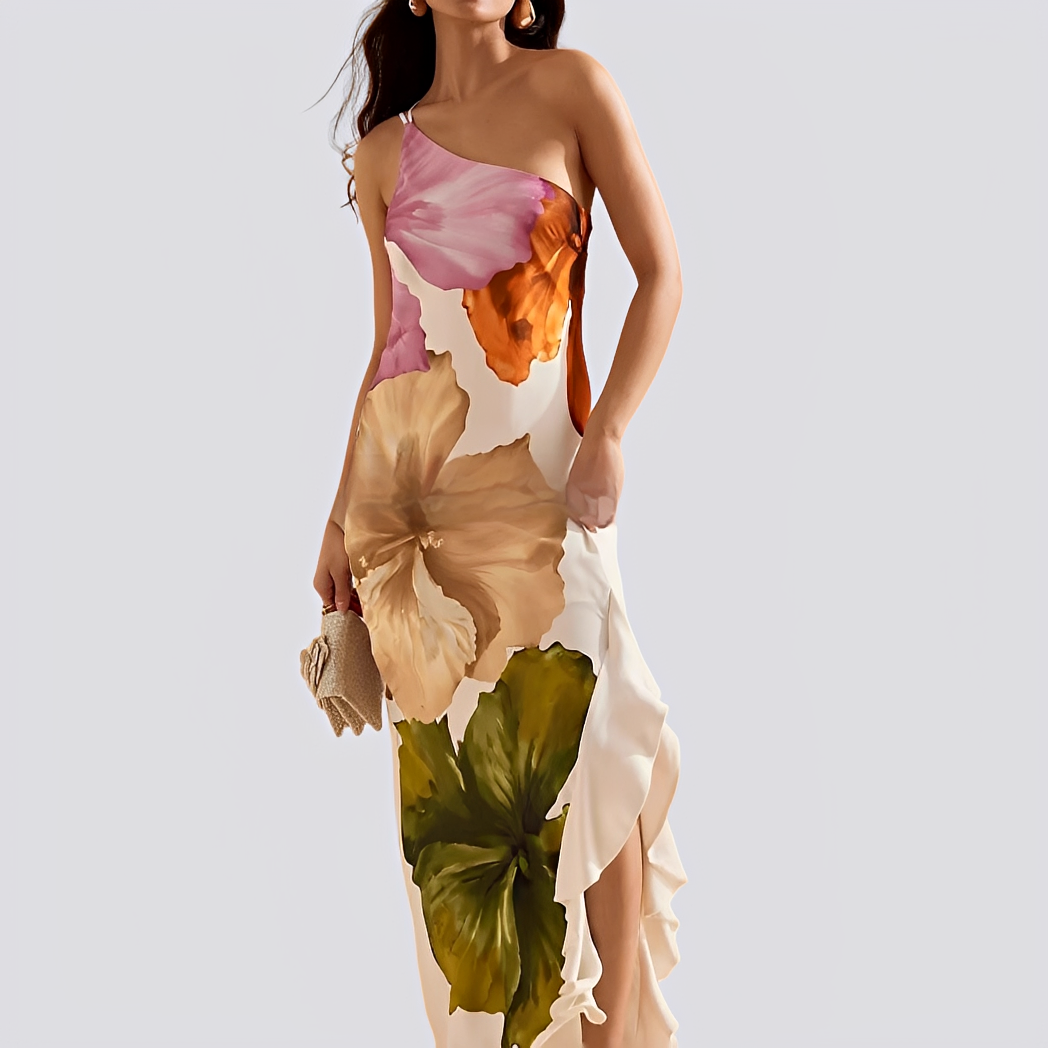 Dorothy - Robe maxi élégante à imprimé floral pour femmes