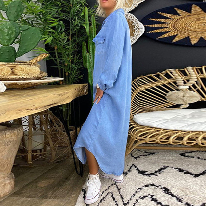 Adeline | Robe Chemise en Denim