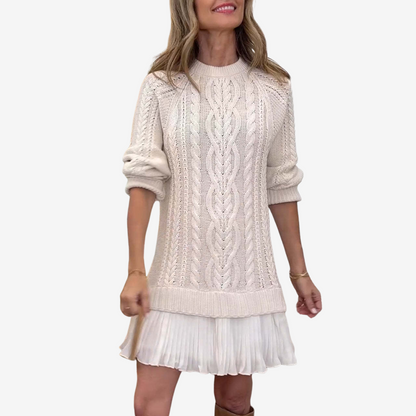 Chiara - Robe en Maille Col Rond