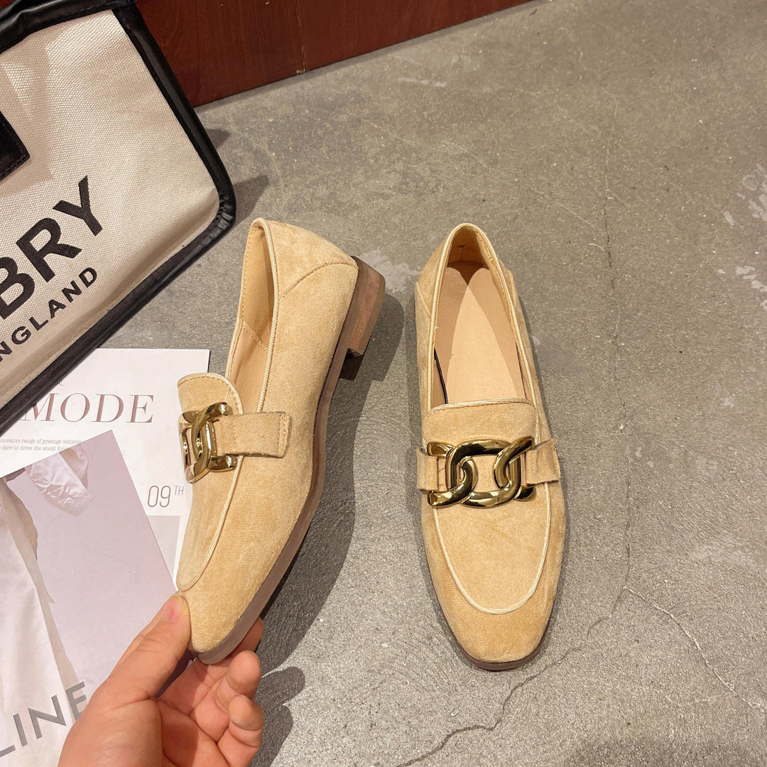 Alice - Classiques, mocassins en daim pour femme