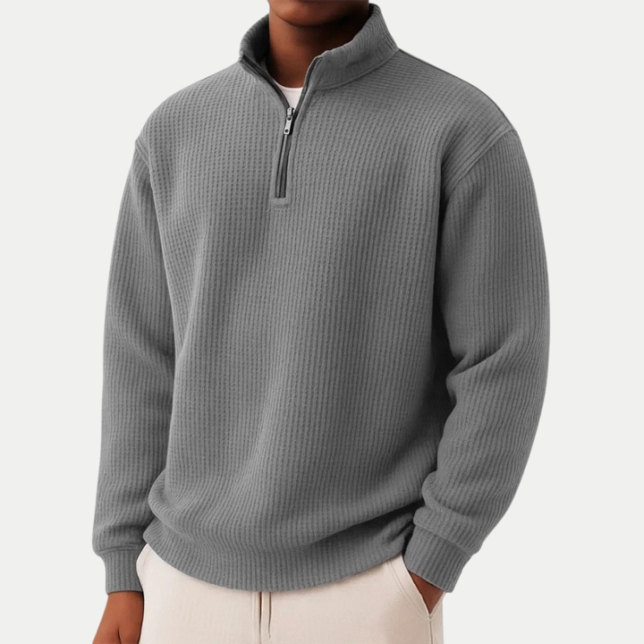 Dean™ | Pull zippé avec confort quotidien et style intemporel