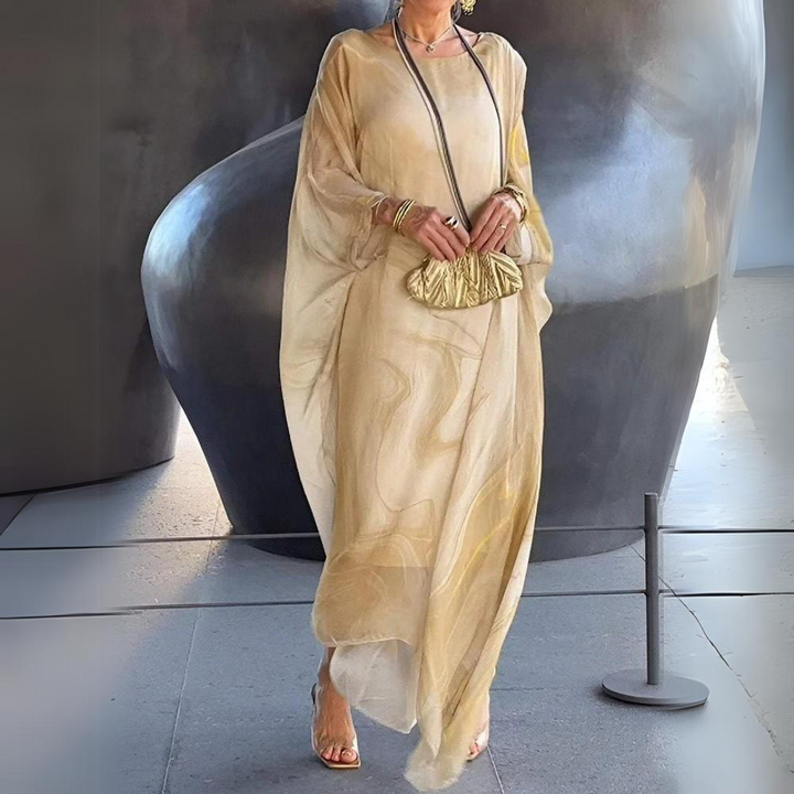 Aurora – Robe élégante en soie fabriquée en mousseline délicate