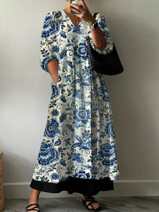 Mia | Robe Élégante Imprimée