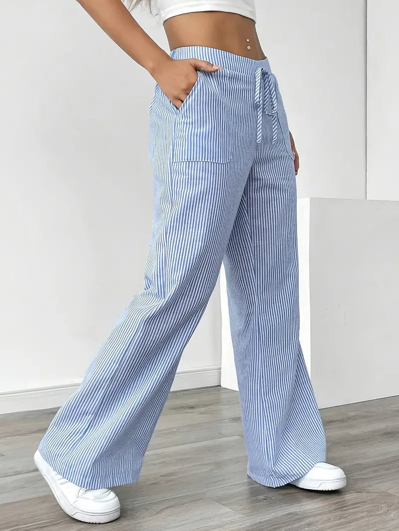 KARINA - PANTALONS RAYÉS ÉLÉGANTS
