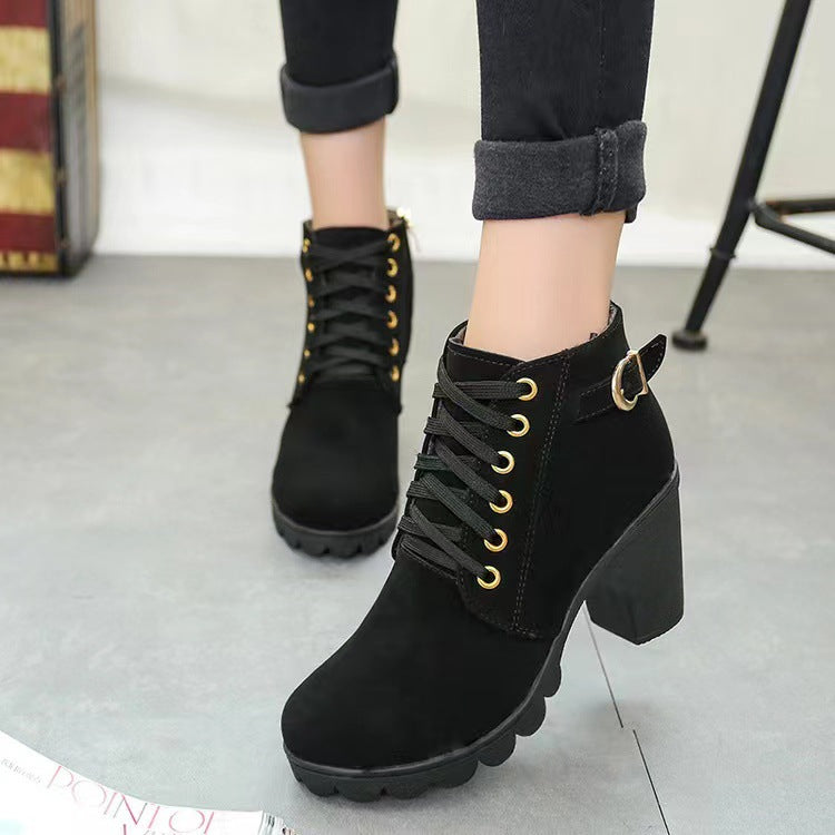 Bottines à Talons Chunky pour Femme