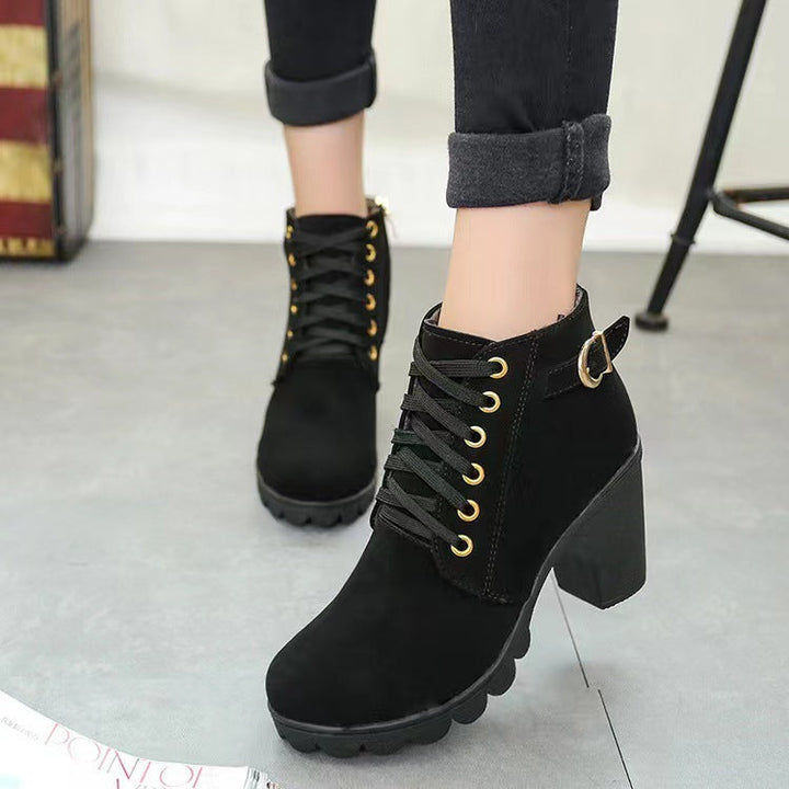 Bottines à Talons Chunky pour Femme