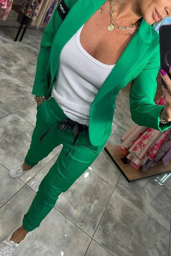 Ariane | Ensemble Blazer et Pantalon Élégant
