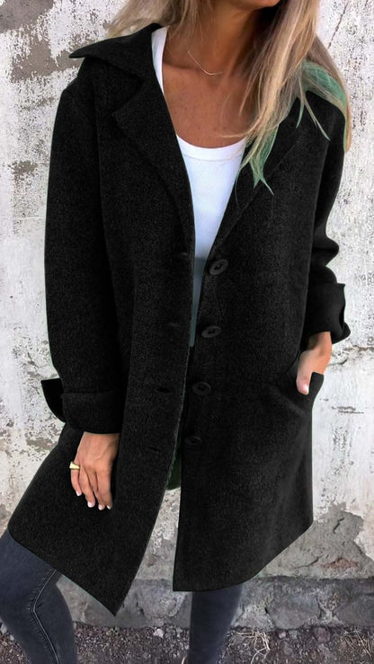 ANGE - ÉLÉGANTE MANTEAU EN LAINE