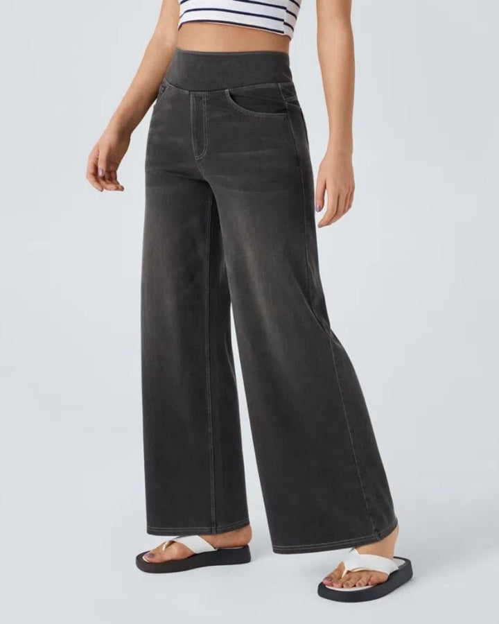 Ainsley - Jeans À Jambe Grands Confortables