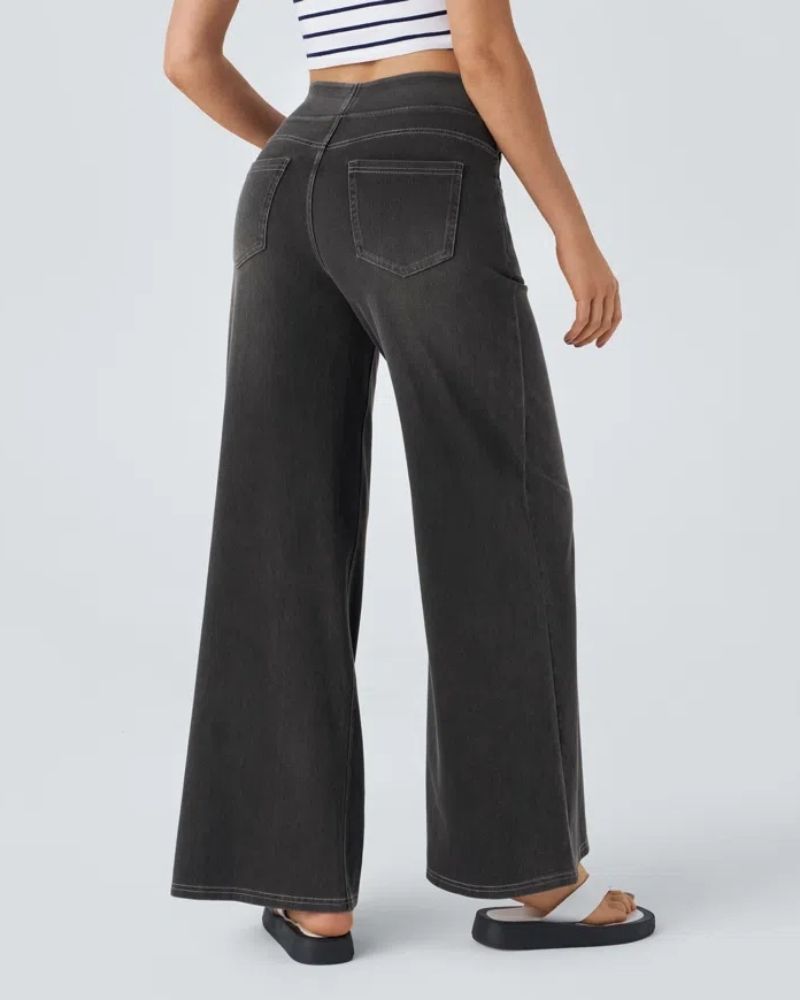 Ainsley - Jeans À Jambe Grands Confortables