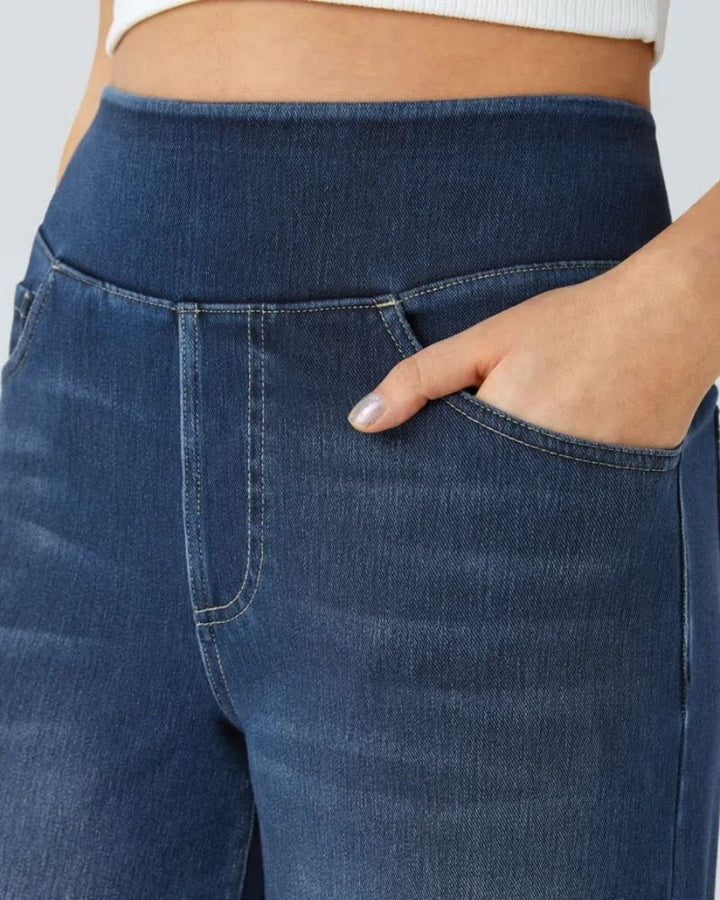 Ainsley - Jeans À Jambe Grands Confortables