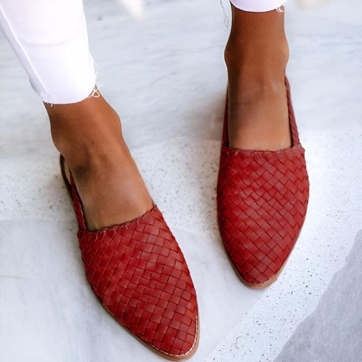 Whisper – Sandales élégantes en cuir tressé pour femmes