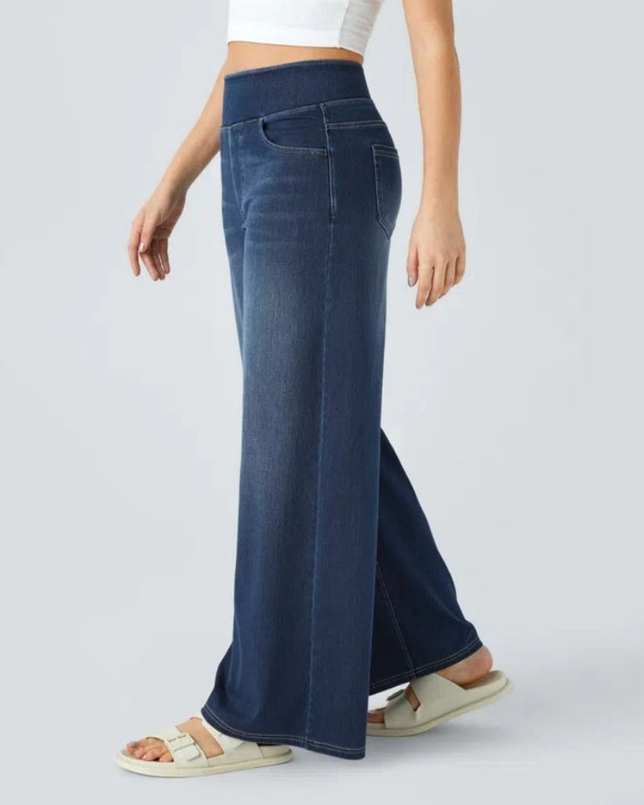 Ainsley - Jeans À Jambe Grands Confortables
