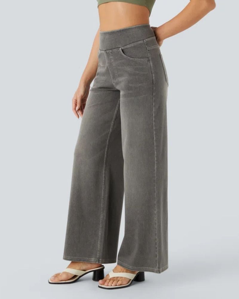 Ainsley - Jeans À Jambe Grands Confortables