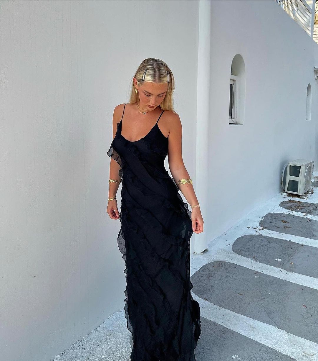 Aliza | Robe Maxi à Volants