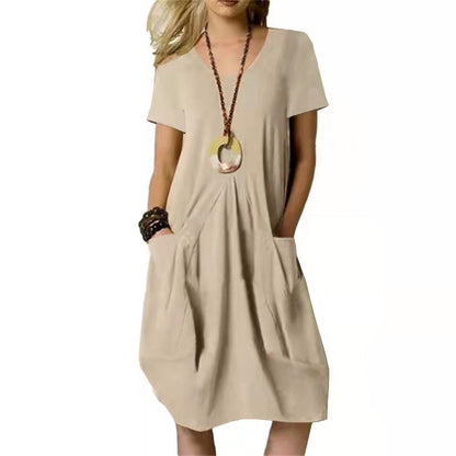Antje - Robe femme jusqu'aux genoux
