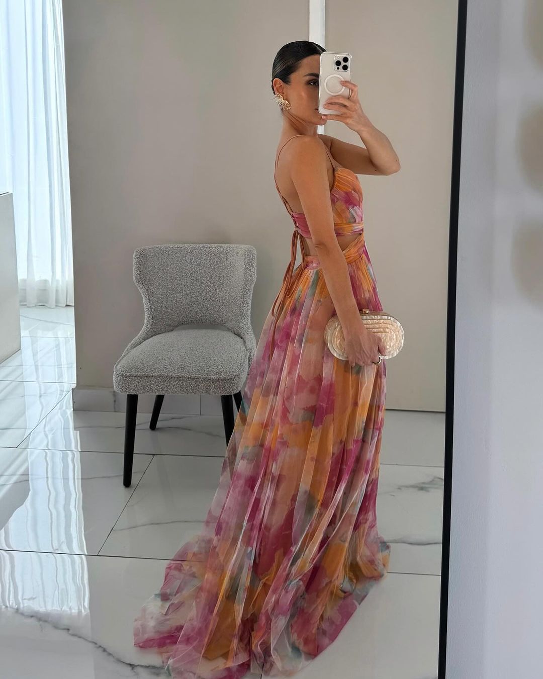 Aira - Robe Longue Élégante avec Lacets