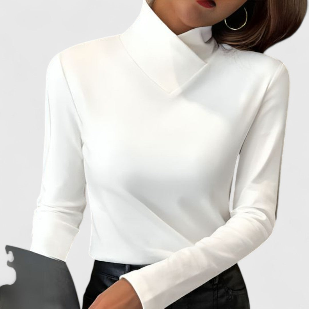 Clair | Pull Élégant à Col Montant
