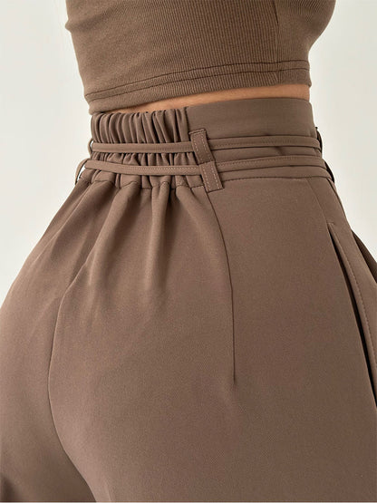 Josephine | Pantalons Taille Haute à Jambes Larges