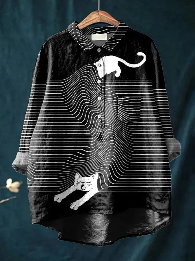 Coco™ - T-shirt Art de Chat